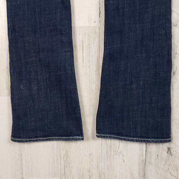 Rock & Republic "Kasandra" Dark Indigo Denim Embellished Bootcut Jeans Size 2 M - Picture 11 of 11